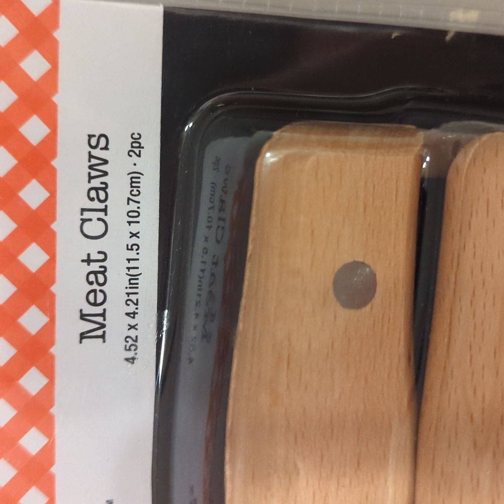 New Wooden Handle Meat Claws - Picture 2 of 4